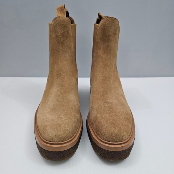 Loeffler Randall Raquel Ankle Boot Womens 11 Brown Suede Pull On Chelsea Fall - Picture 4 of 15
